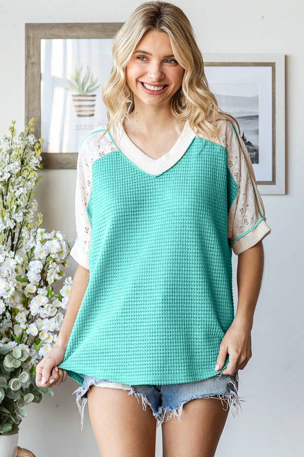Lace Detail Top
