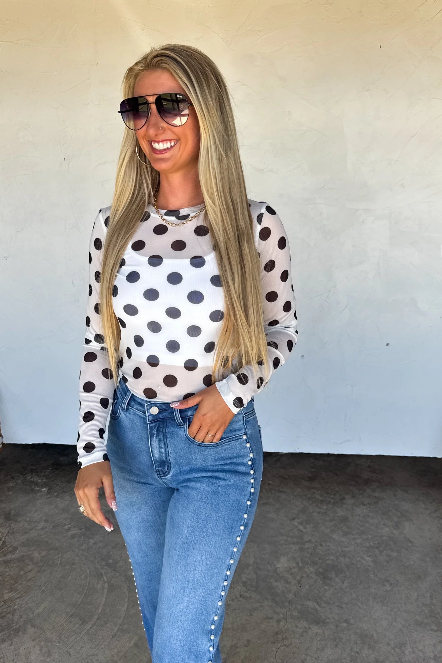 Dress It Up Mesh Top