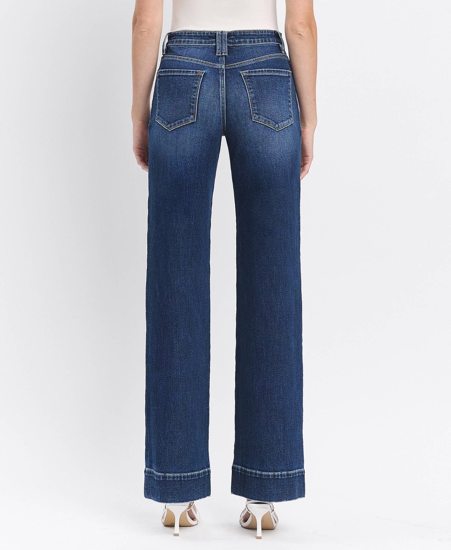 Lovervet by VERVET High Rise Trouser Jean