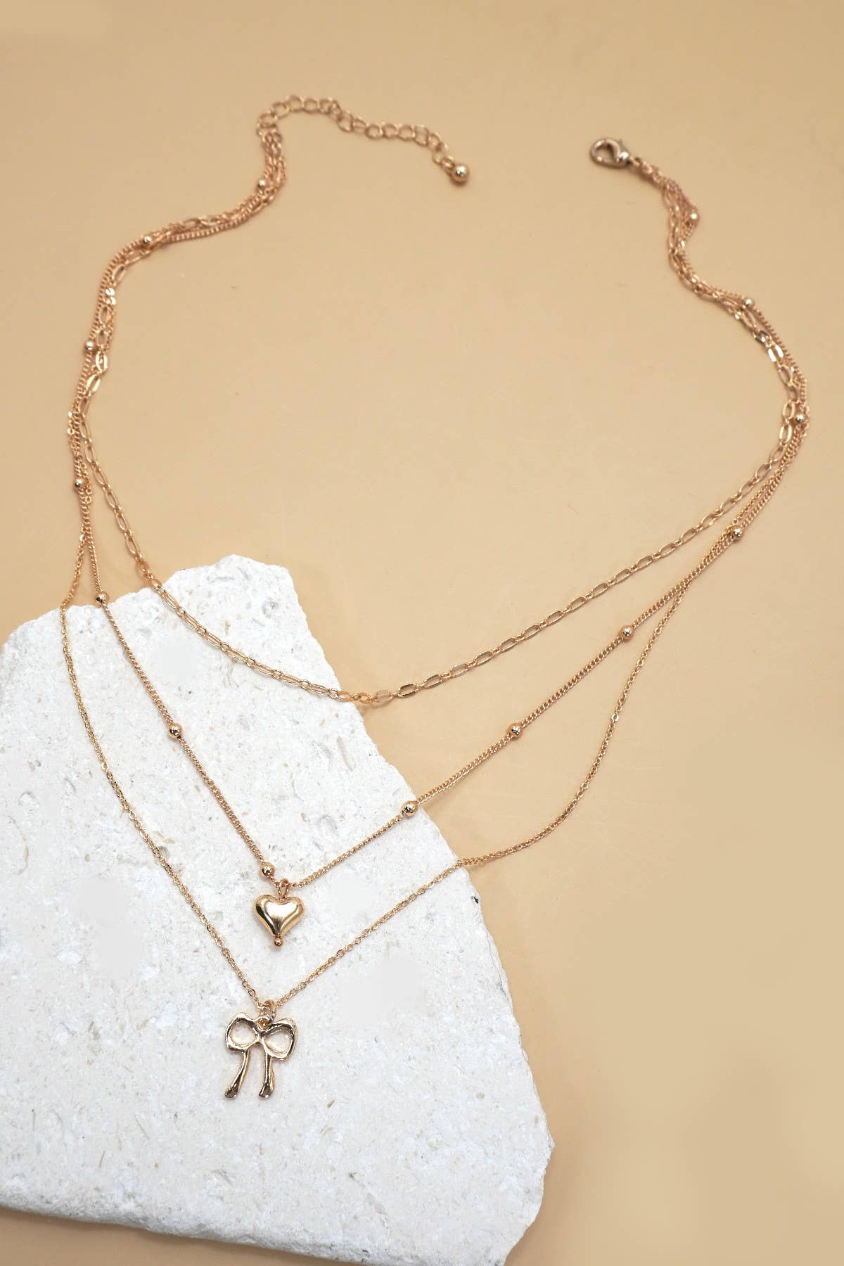 Multi Layer Charm Necklace