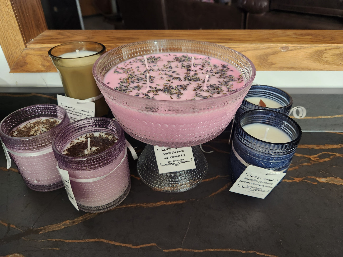 Hand poured soy candle