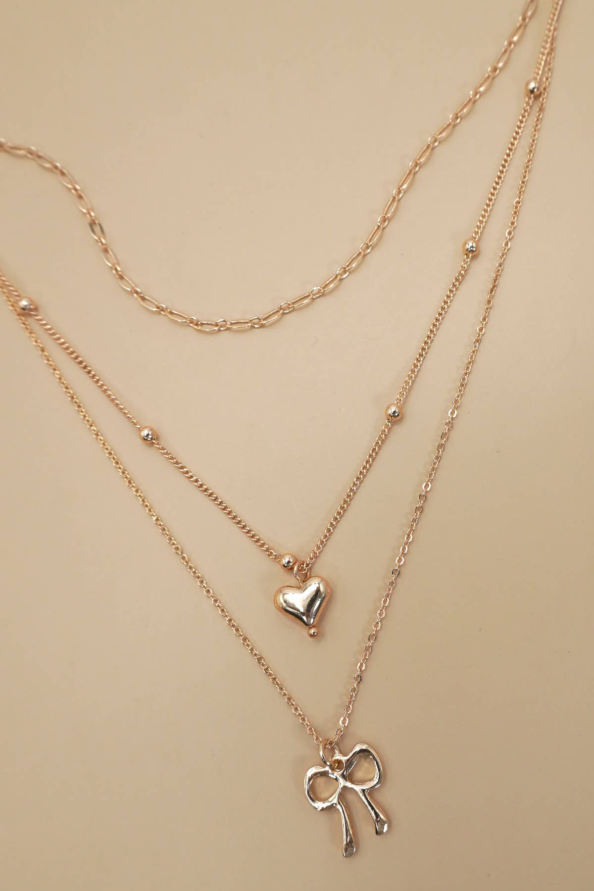 Multi Layer Charm Necklace
