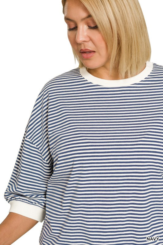 Striped Banded Top