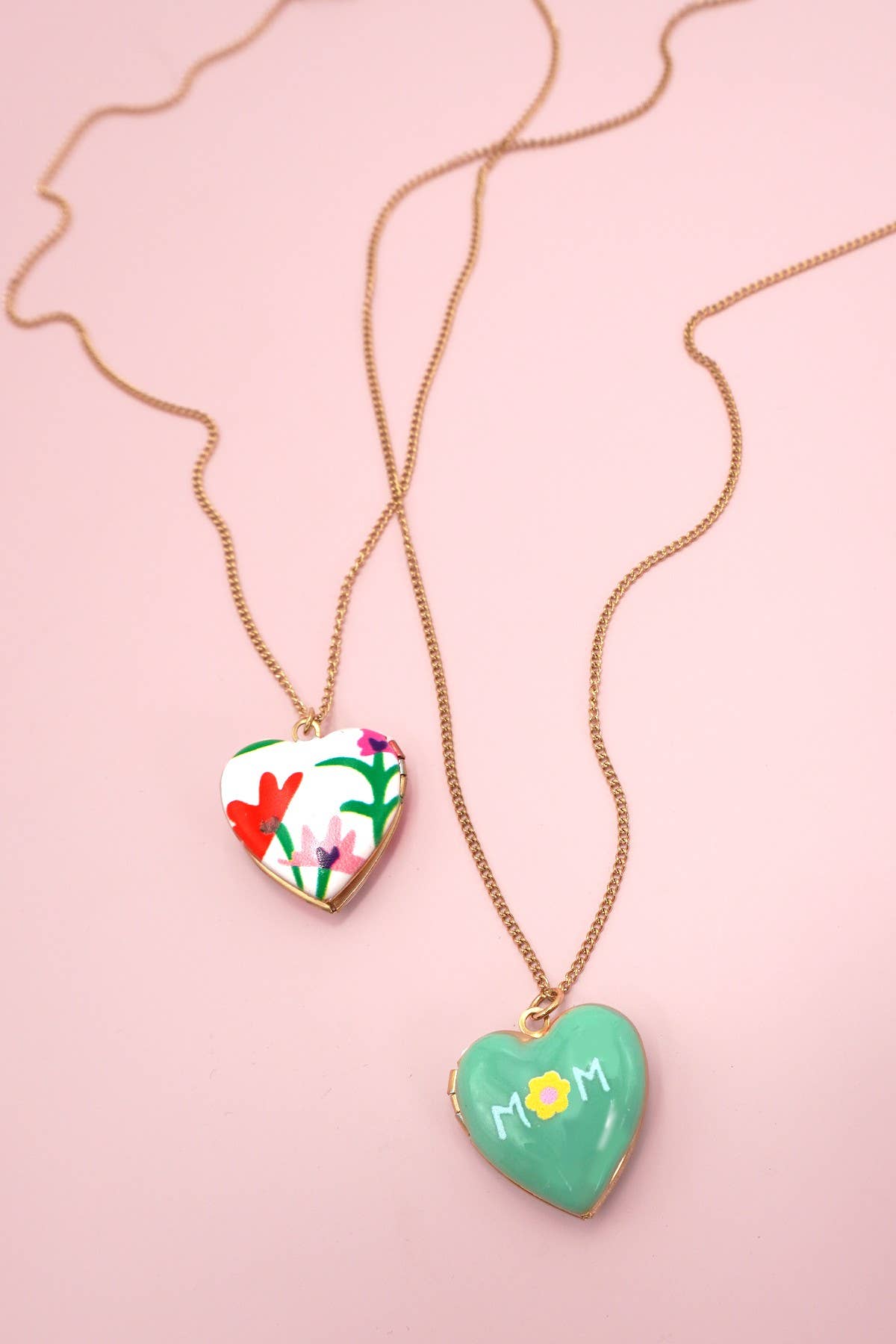 Floral Locket Necklace