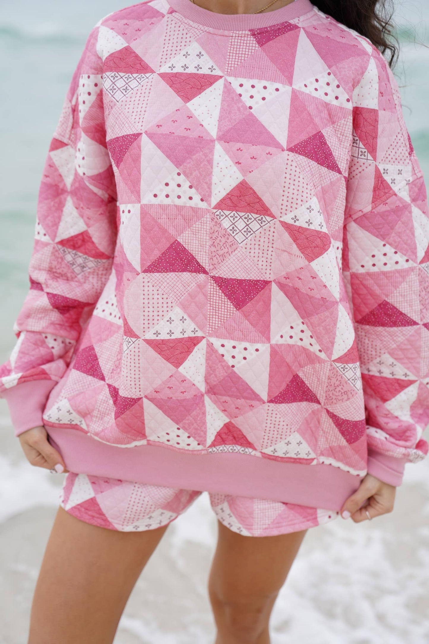The "Gemma" Quilted Sweatshirt