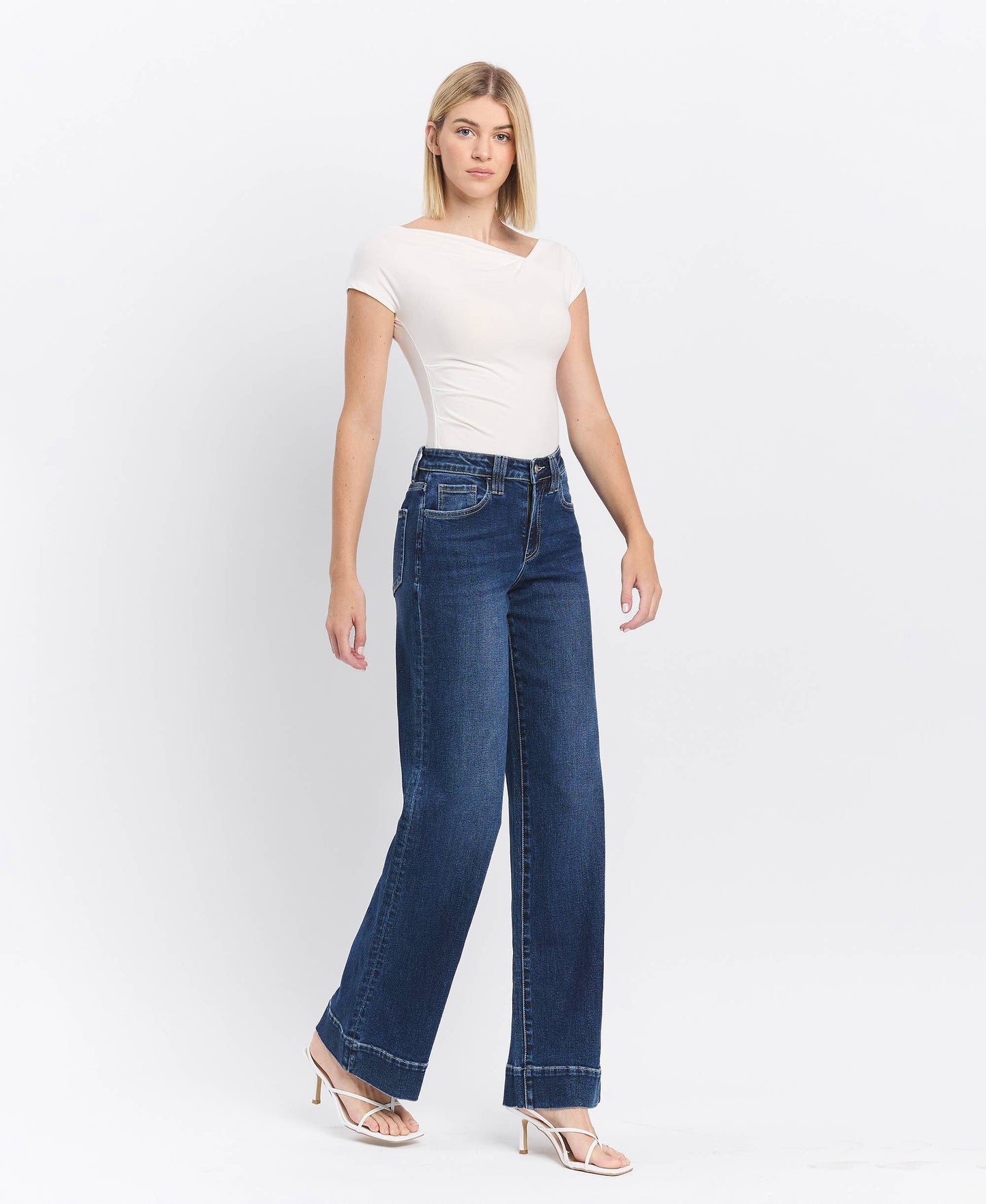 Lovervet by VERVET High Rise Trouser Jean