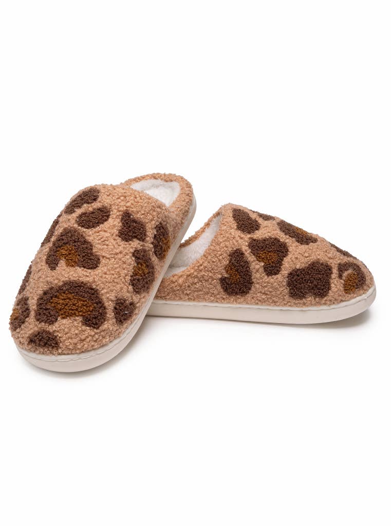 Indoor / Outdoor Slippers - Leopard Print