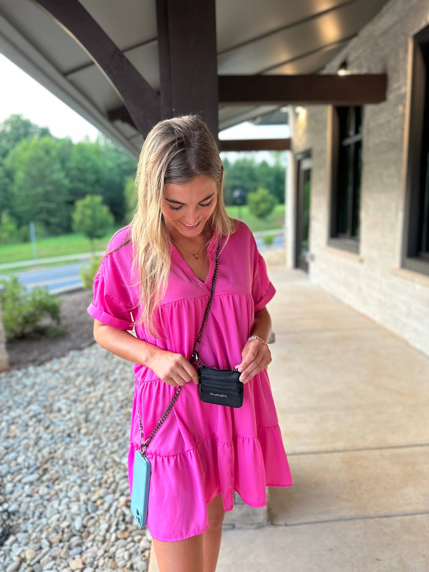 Clip & Go Chain Crossbody Phone Accessory