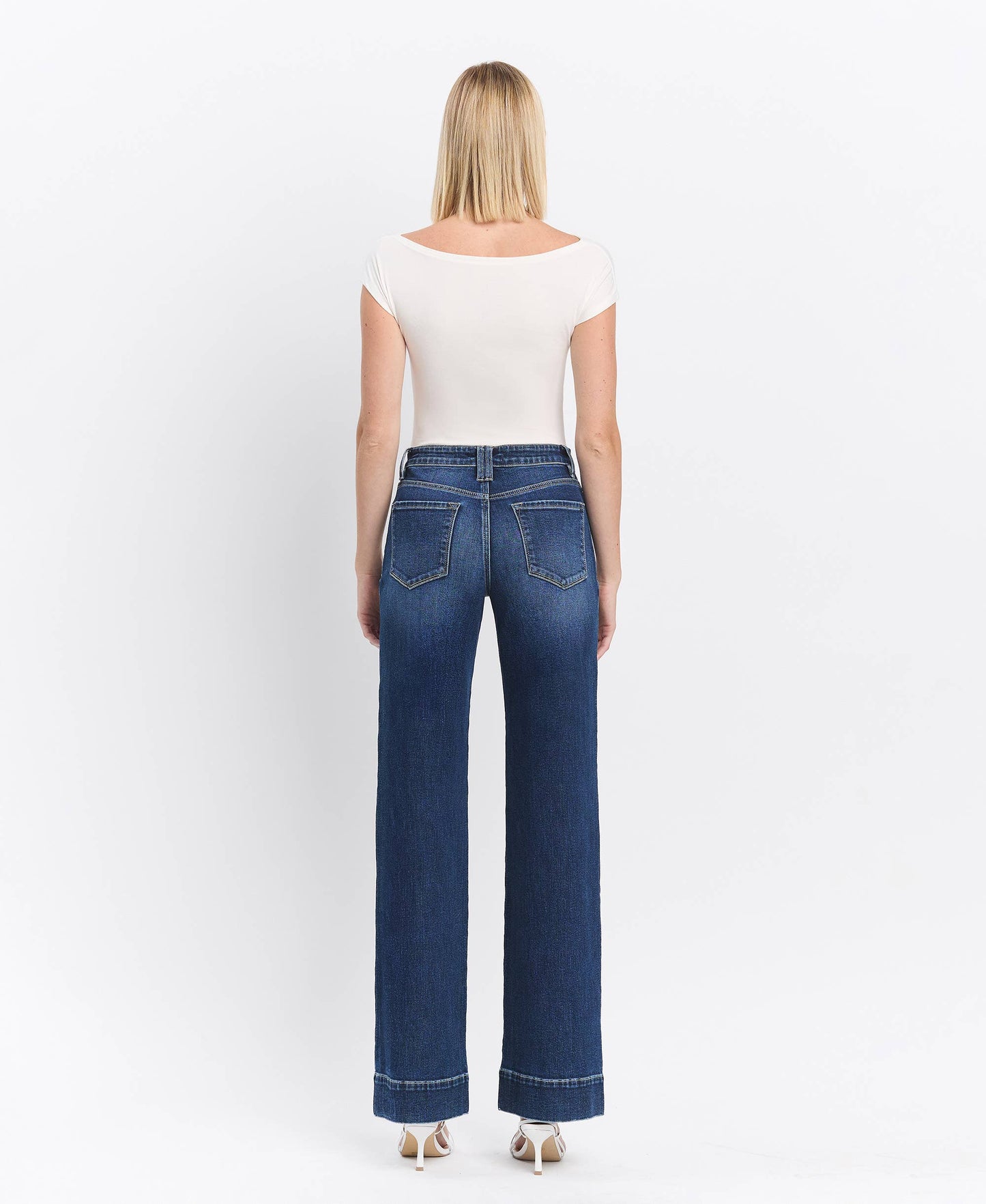 Lovervet by VERVET High Rise Trouser Jean