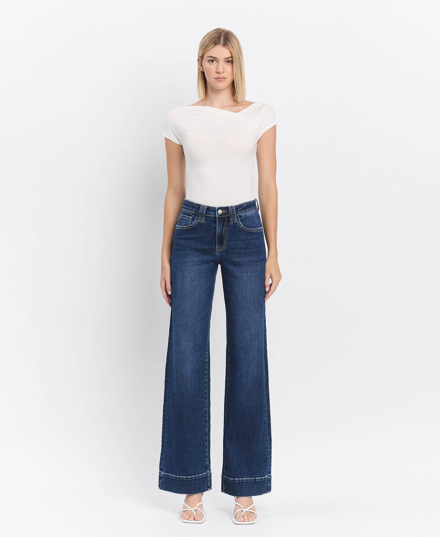Lovervet by VERVET High Rise Trouser Jean