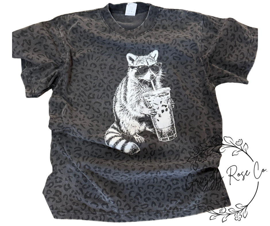 Caffeinated 'Coon Graphic Tee