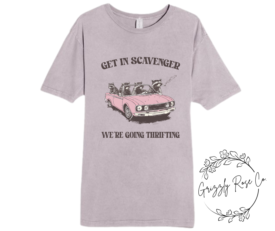 Get In Loser...We're Going Thrifting Lane Seven Graphic Tee