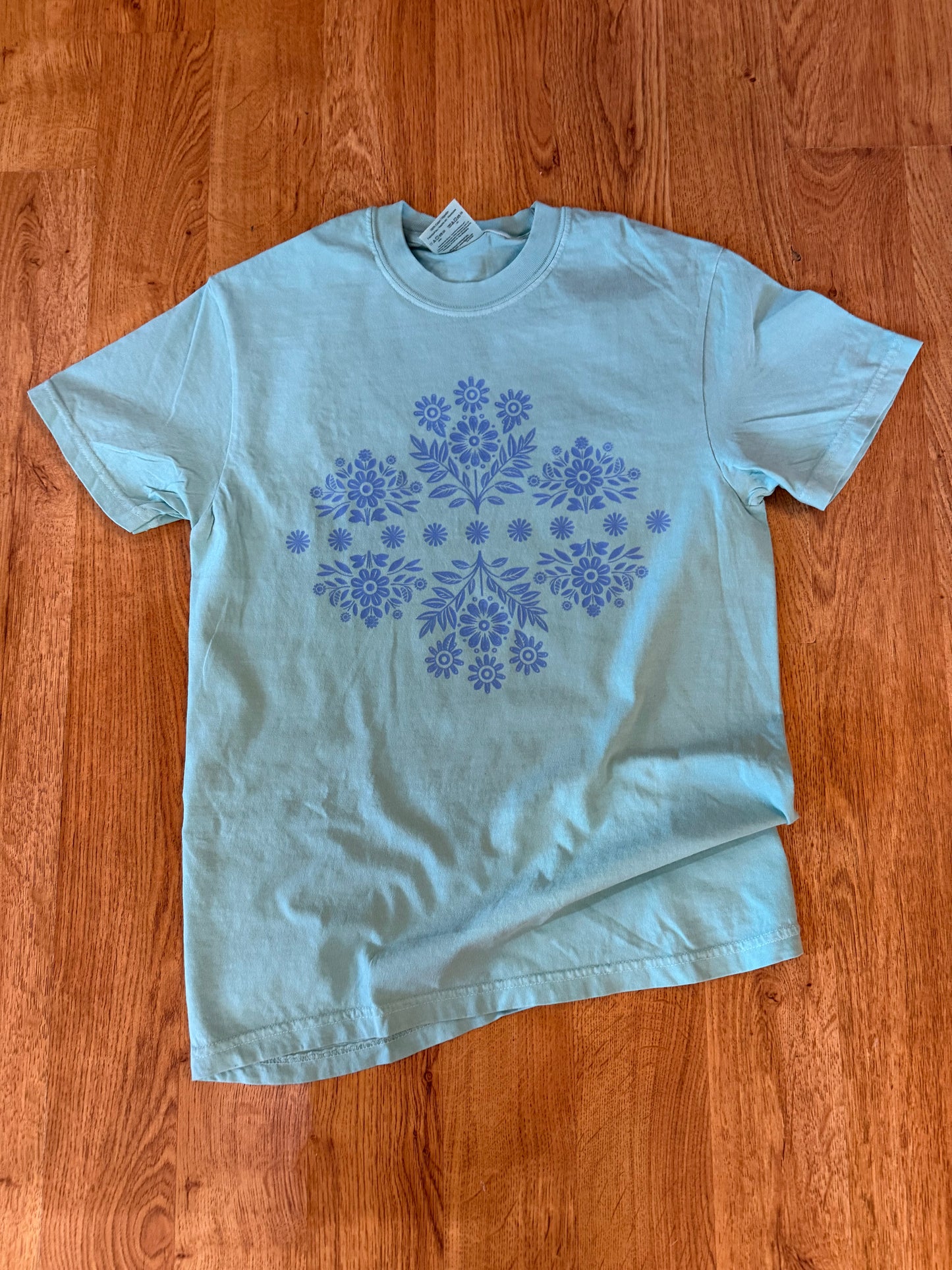 Pyrex Conflower Blue Comfort Colors Graphic Tee