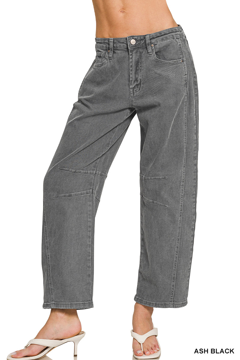 Zenana Barrel Leg Jeans