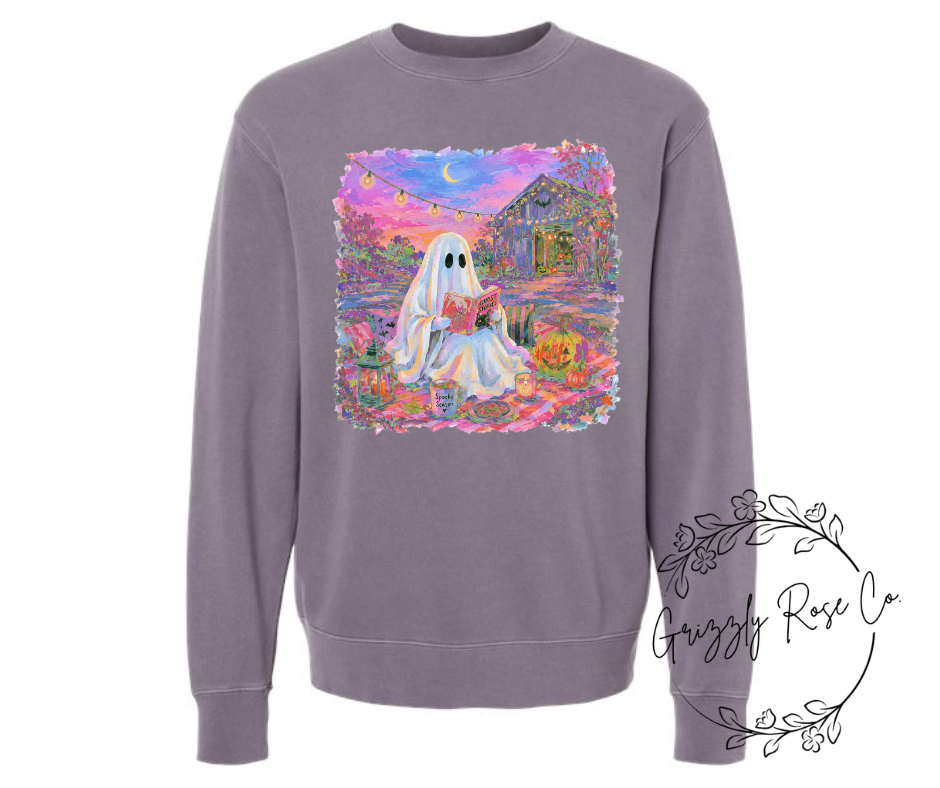 GHOSTIE BOOK LOVER CREWNECK