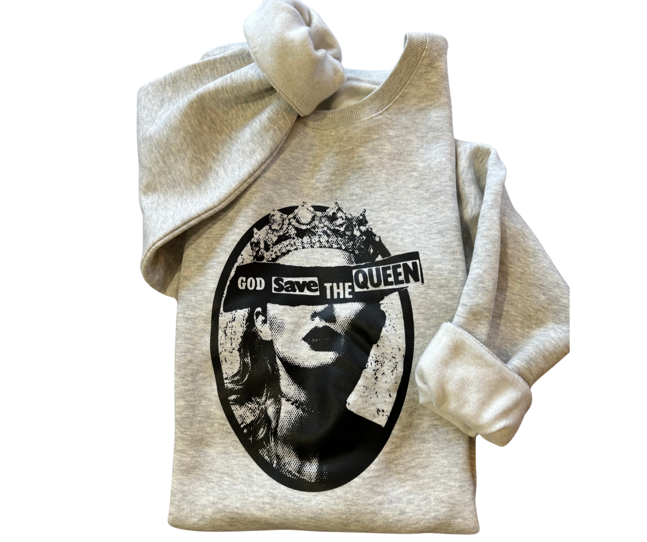 God Save The Queen Taylor Crewneck