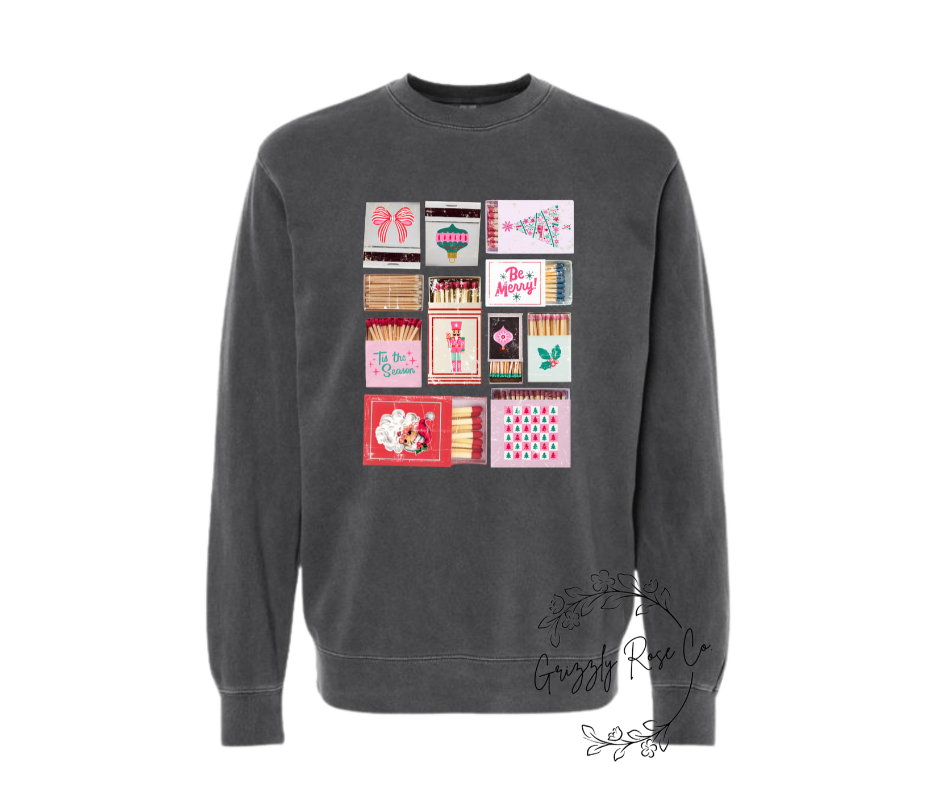 Matchbook Christmas Crewneck Sweatshirt