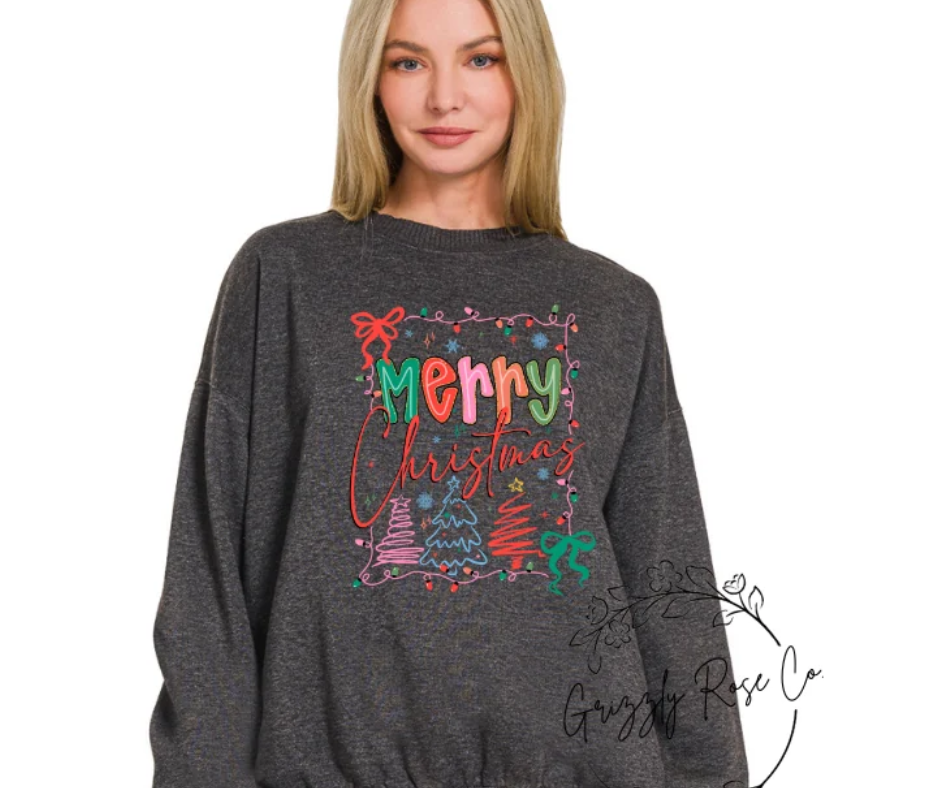 Merry Christmas Crewneck Sweatshirt