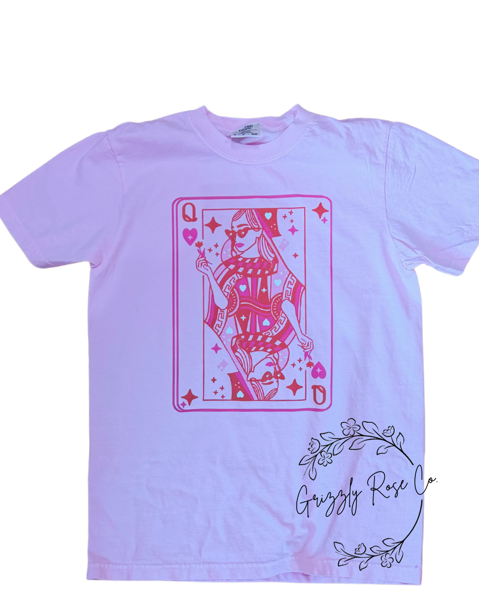 Playin' with the Queen of Hearts Comfort Colors Graphic Tee