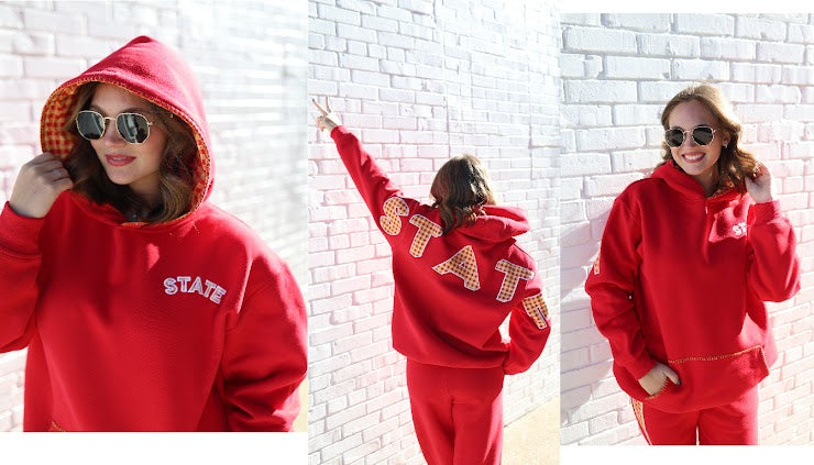 Iowa State Plaid Hoodie by Hinge on 5th