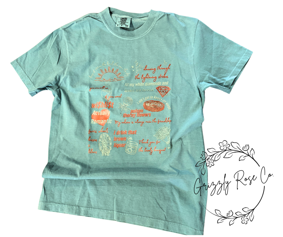 T.S. 12 Doodles Comfort Colors Tee