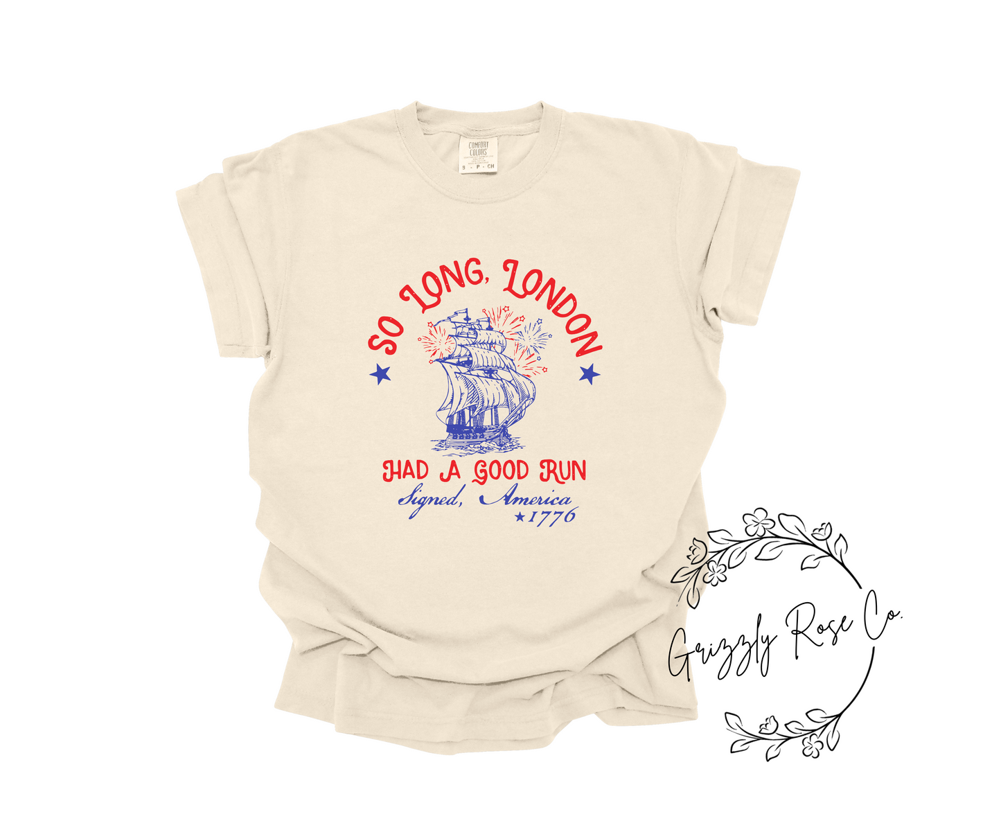 So Long London....Comfort Colors Graphic Tee