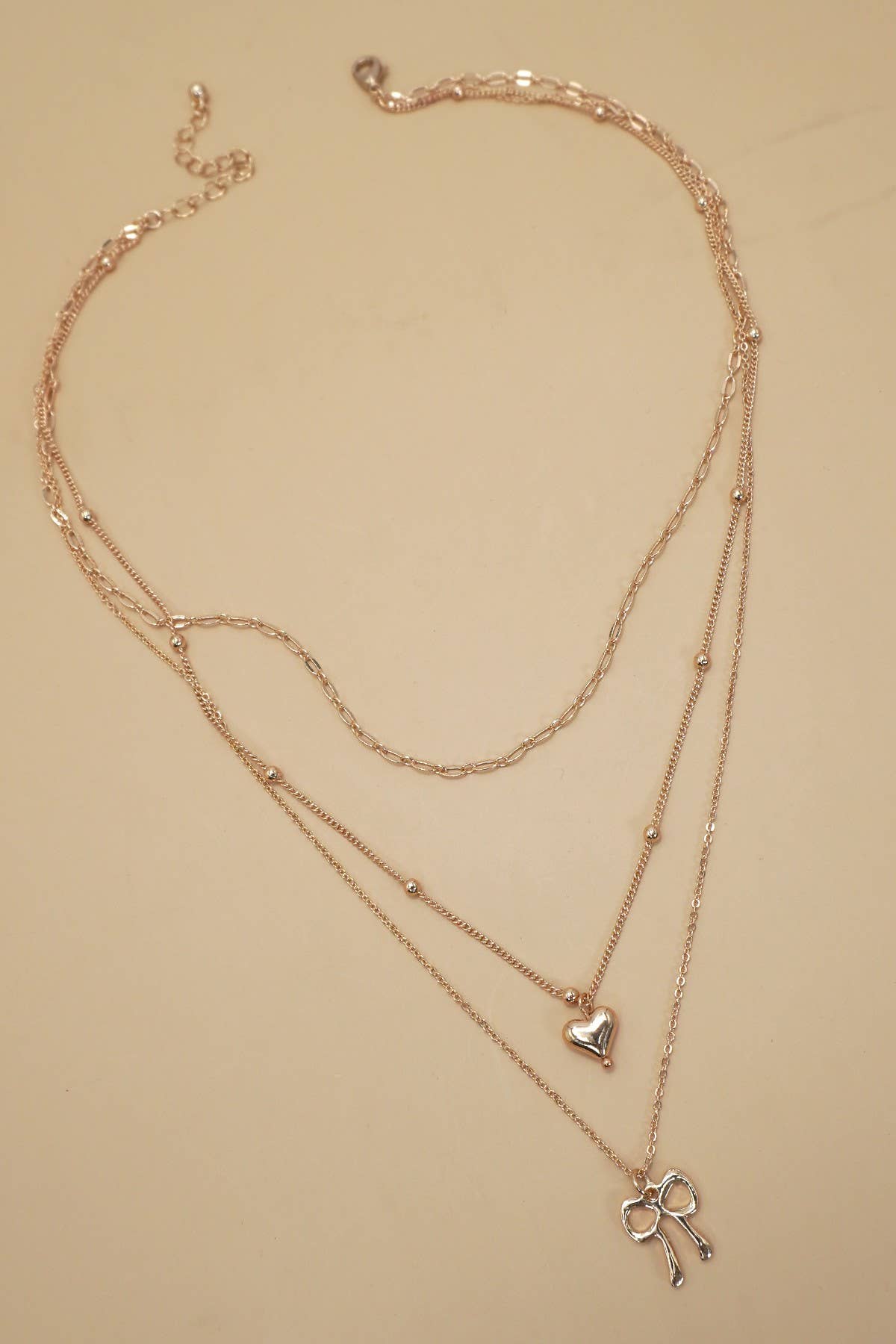Multi Layer Charm Necklace
