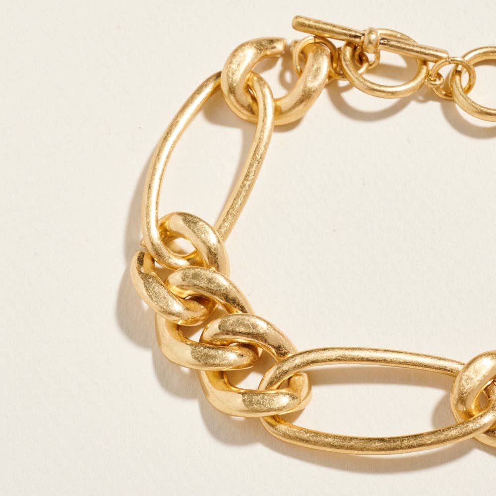 Chunky Paperclip Link Chain Bracelet