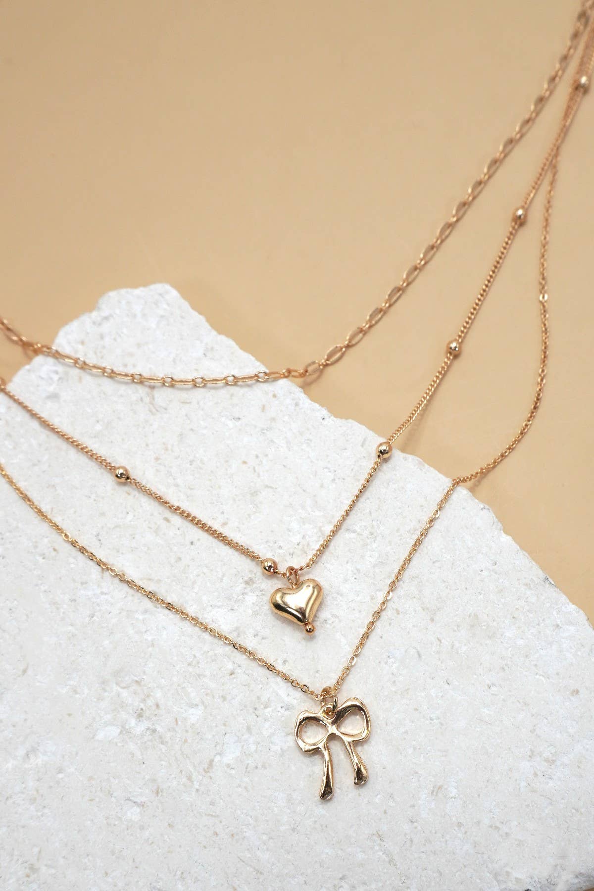 Multi Layer Charm Necklace