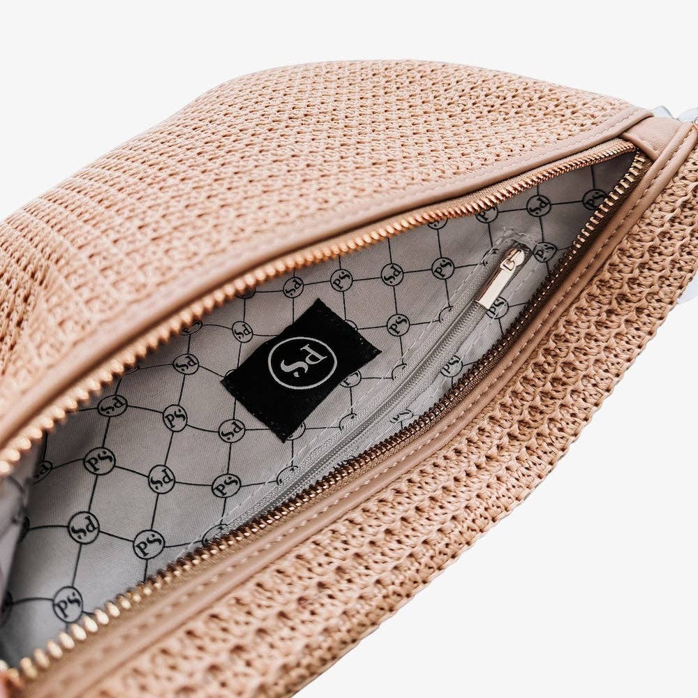 Rachel Raffia Westlyn Bum Bag by Pretty Simply