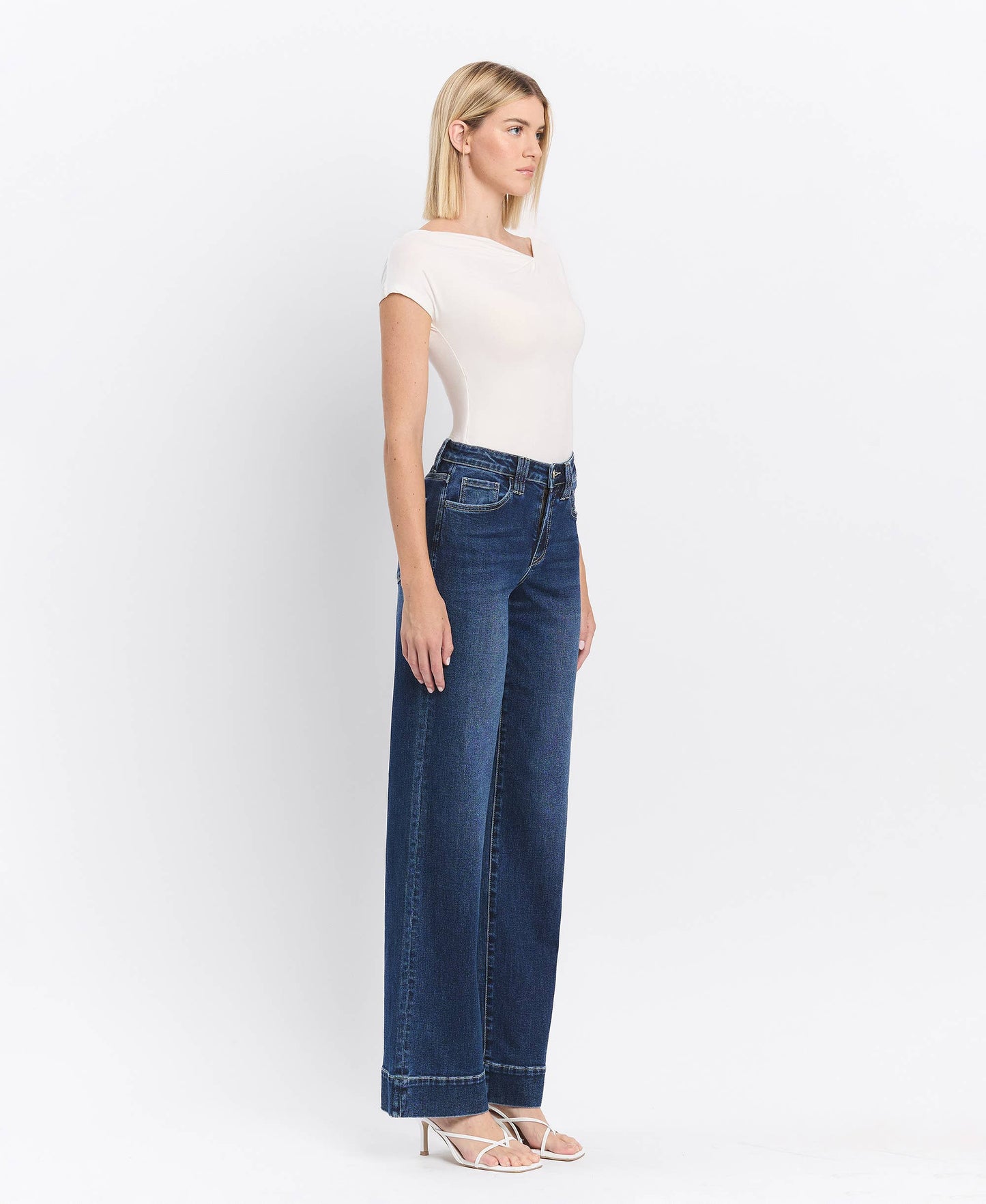 Lovervet by VERVET High Rise Trouser Jean