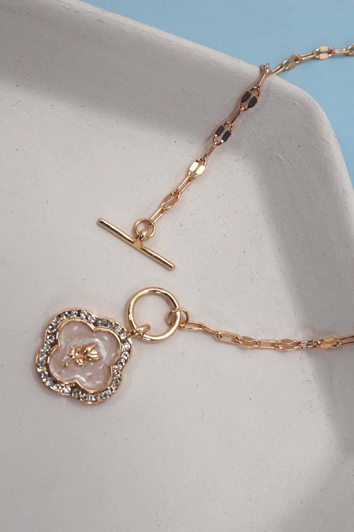 Rose Toggle Necklace