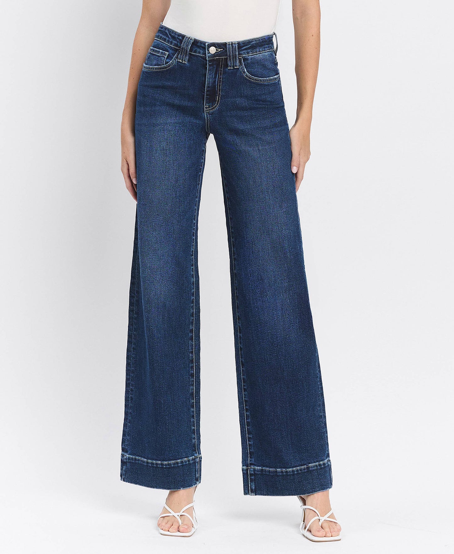 Lovervet by VERVET High Rise Trouser Jean
