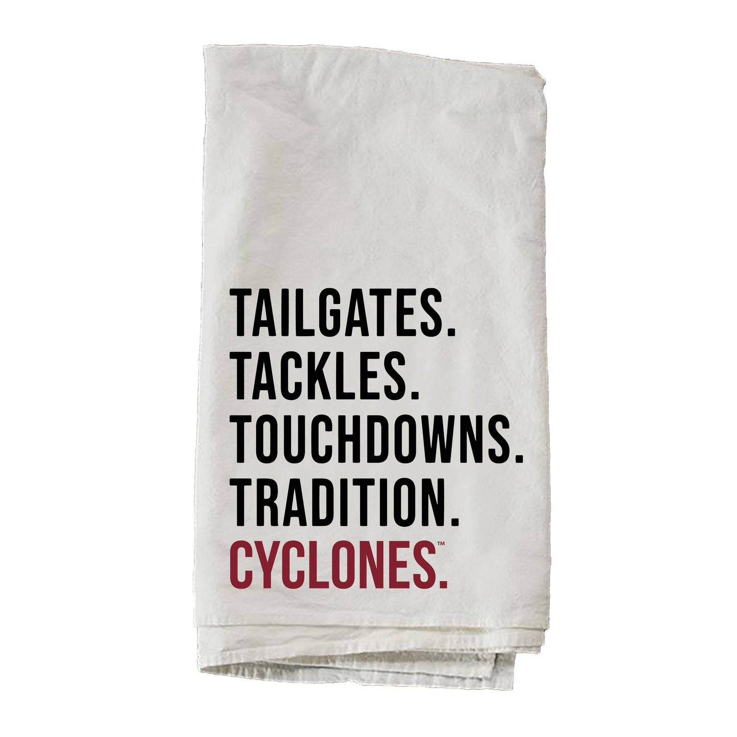 Tailgates & Tackles Iowa State University Towel