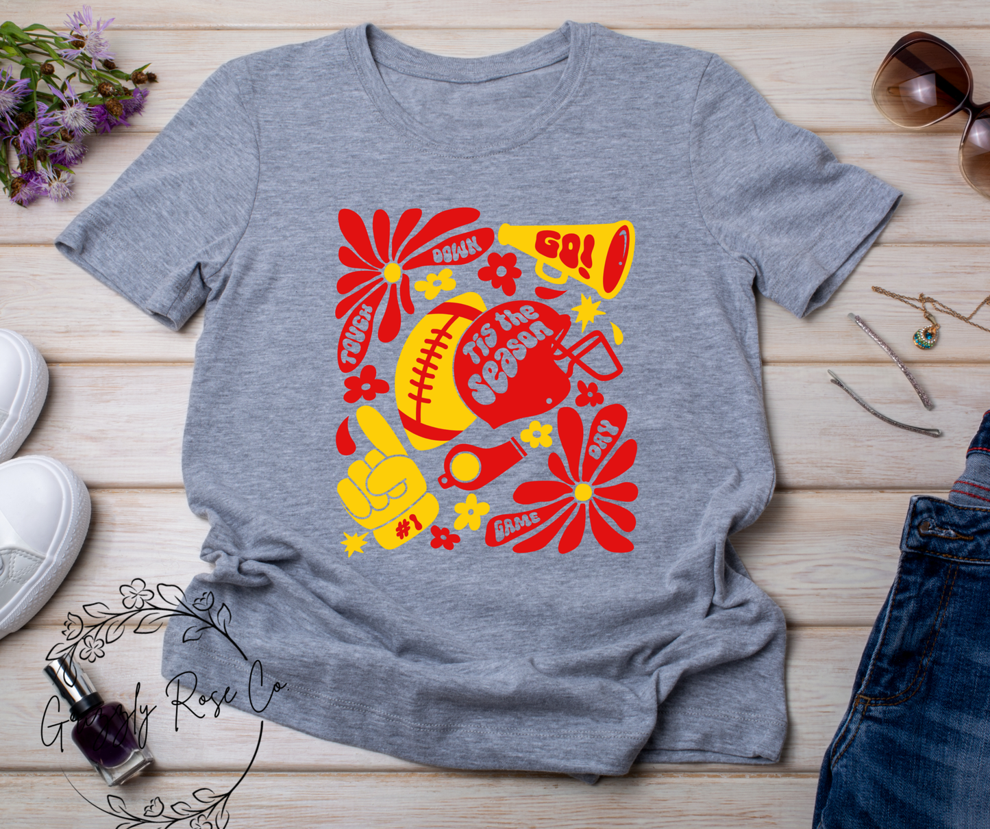 Groovy Game Day Graphic Tee