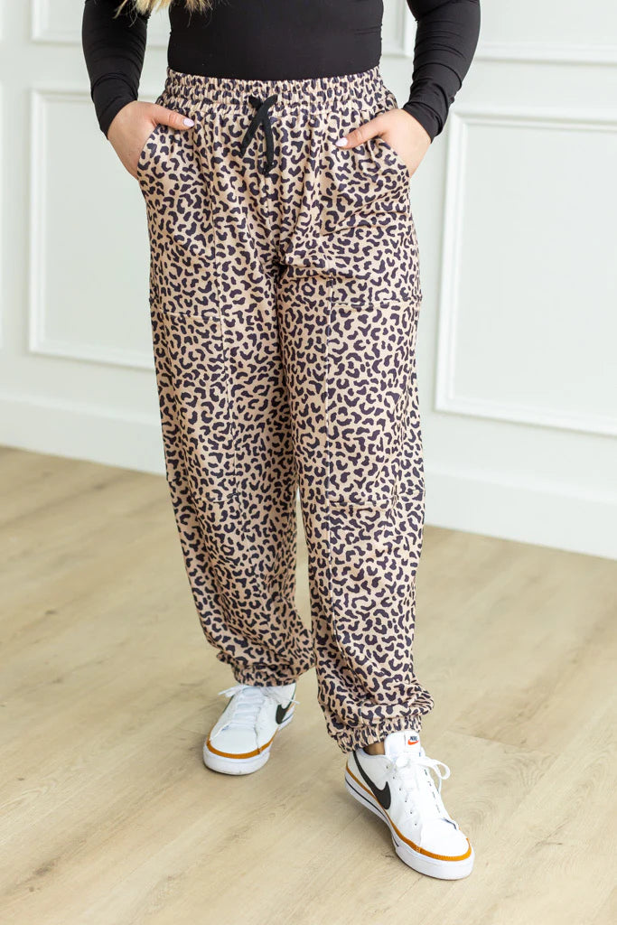 Leopard Hoodie Jogger Set