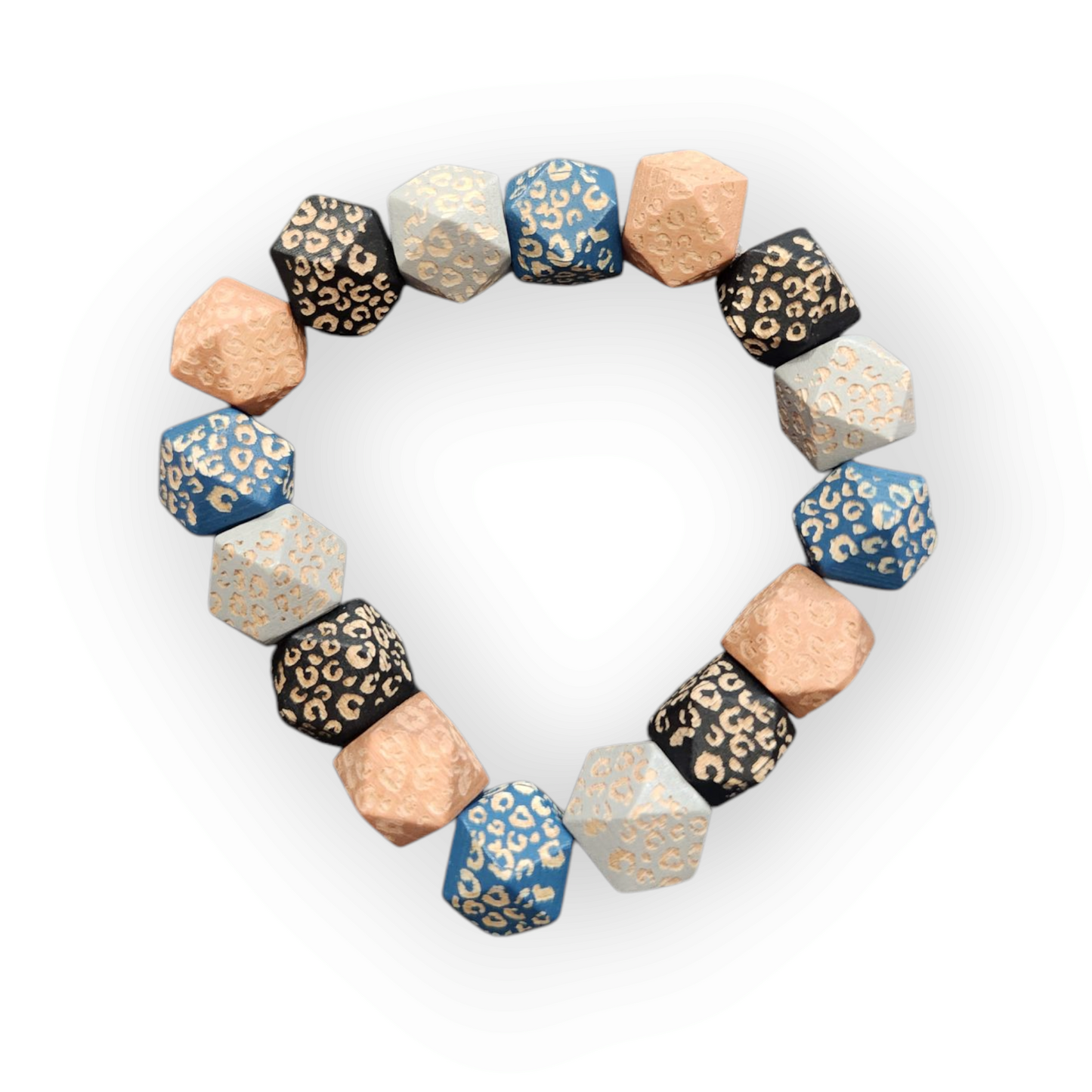 Wooden Leopard Bracelet