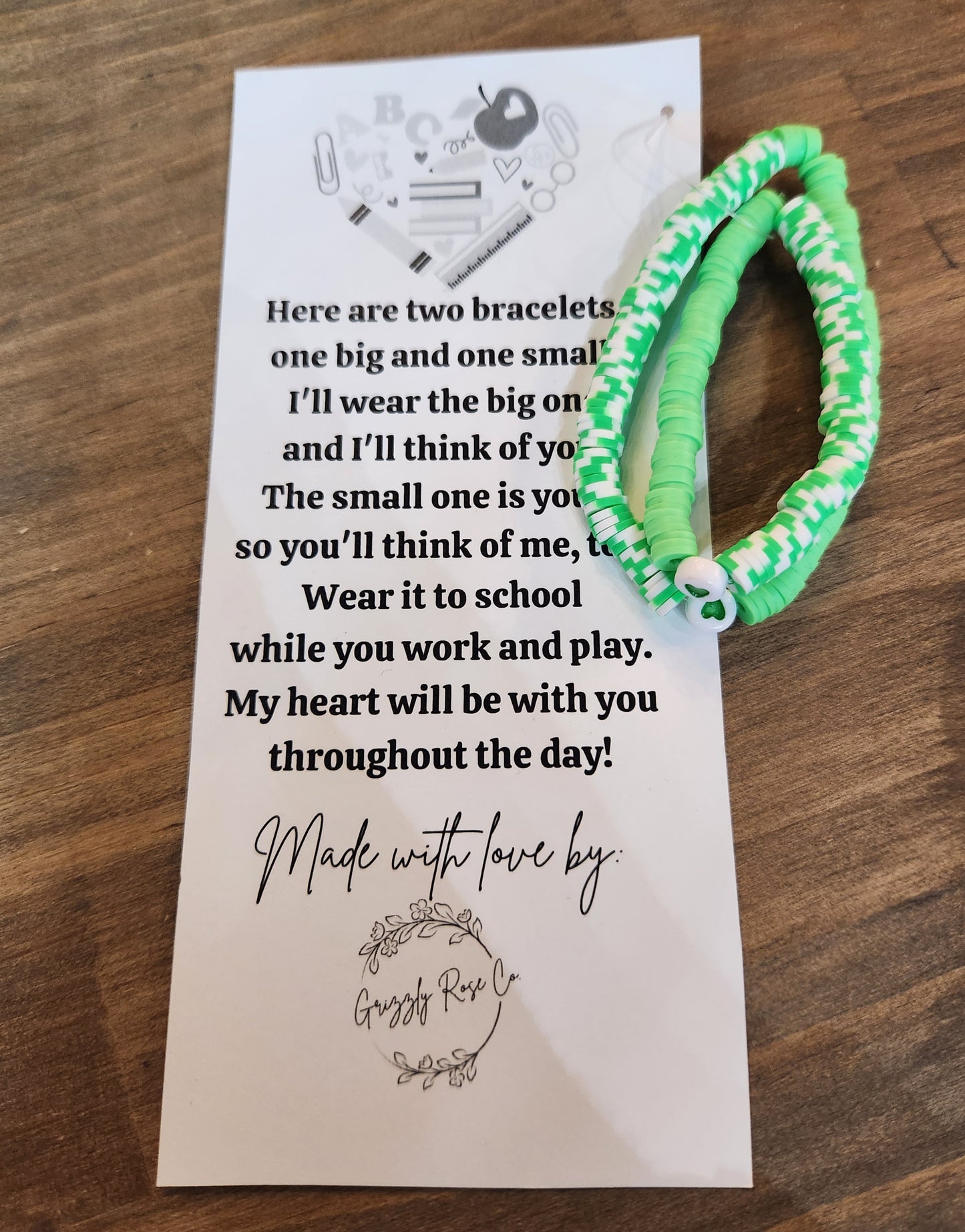 First Day Bracelets