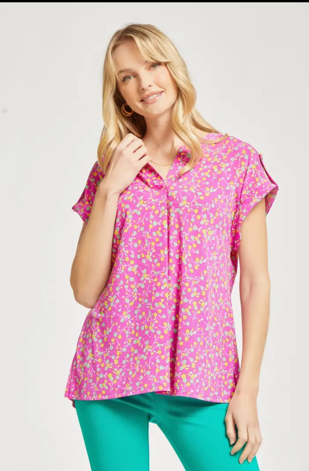 Dear Scarlett Floral Lizzie Doleman Top