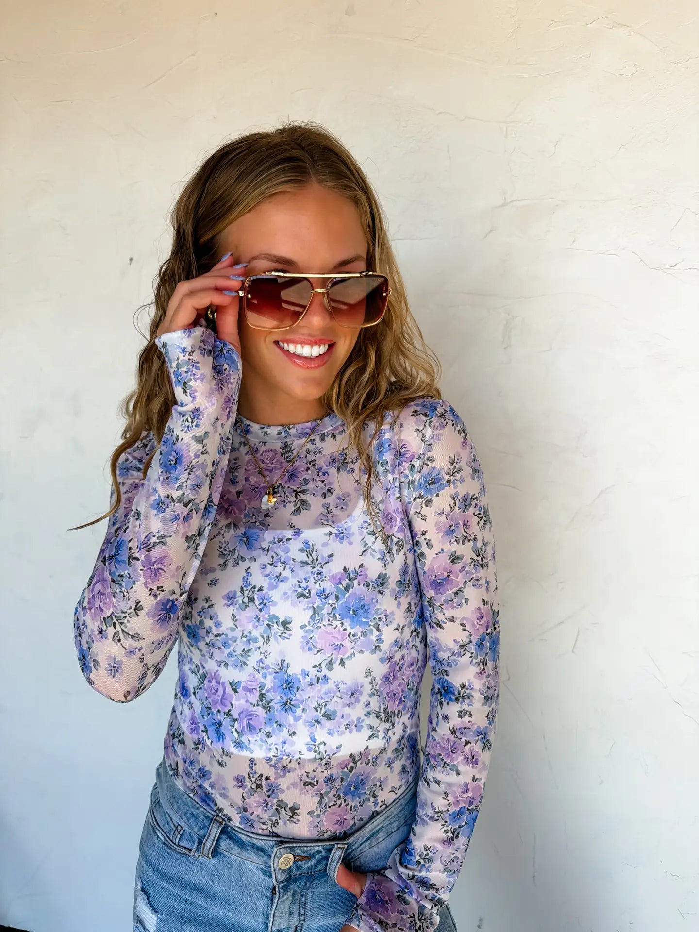 Dress It Up Mesh Top by Blakely