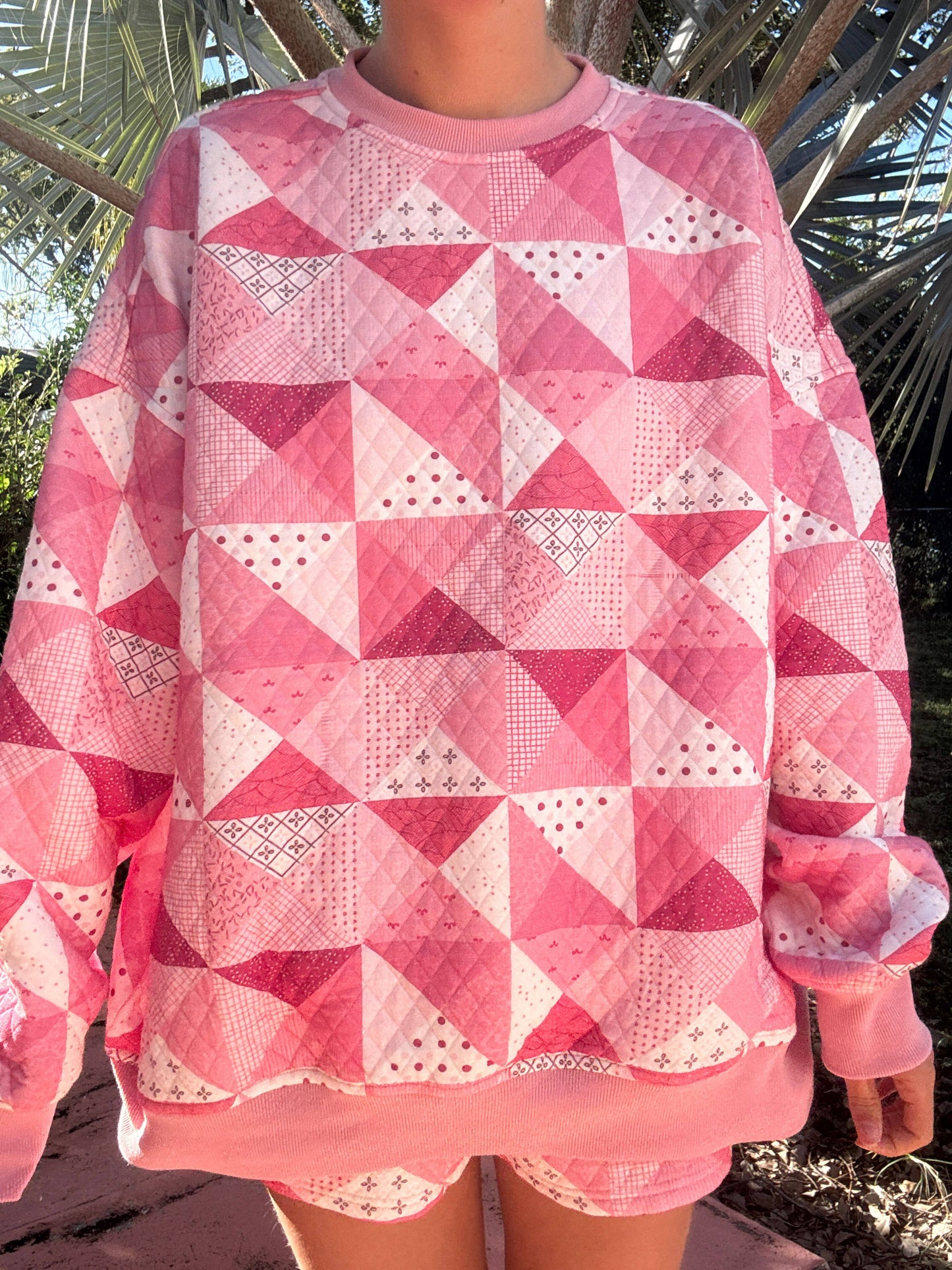 The "Gemma" Quilted Sweatshirt