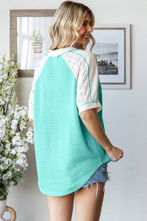 Lace Detail Top