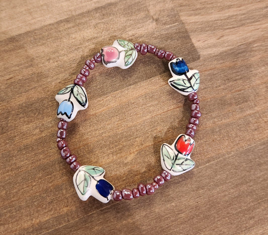 Floral bracelets