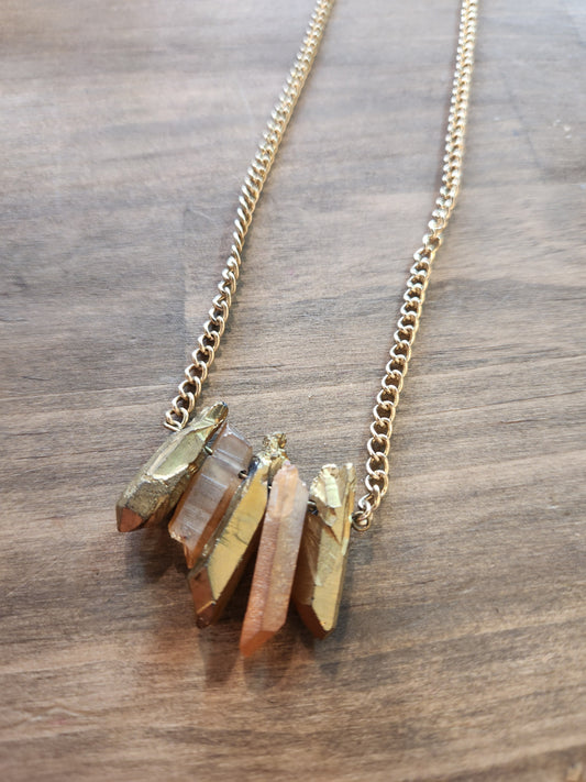 Gold Bar Necklace