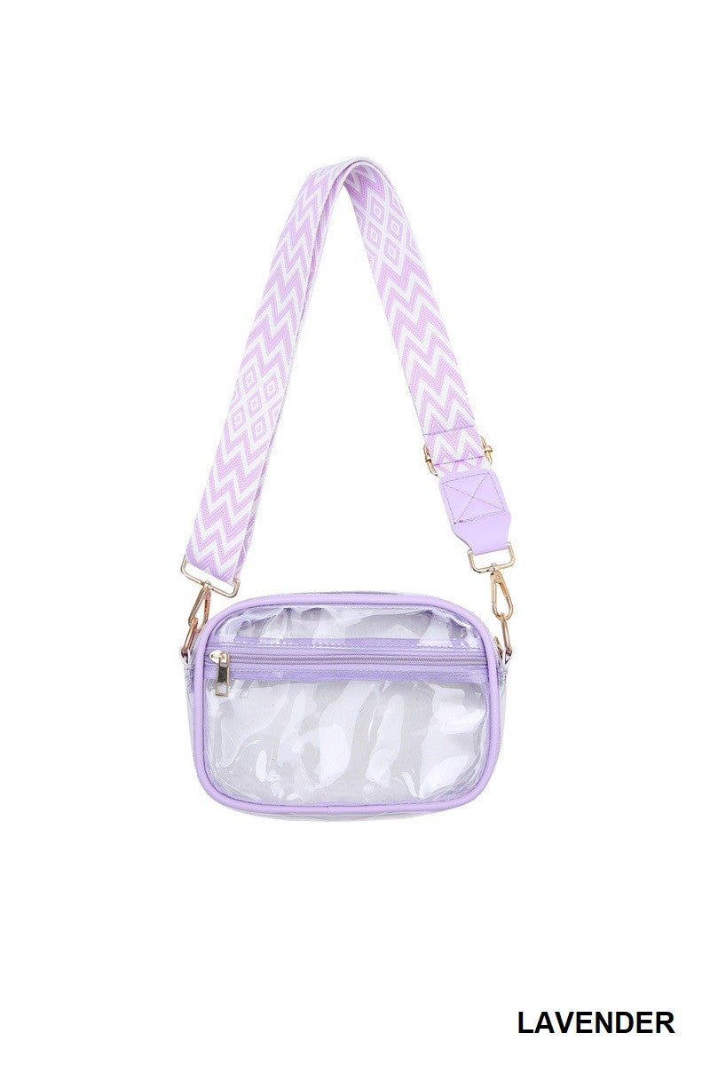 Stadium Events Clear Crossbody Bag With Strap