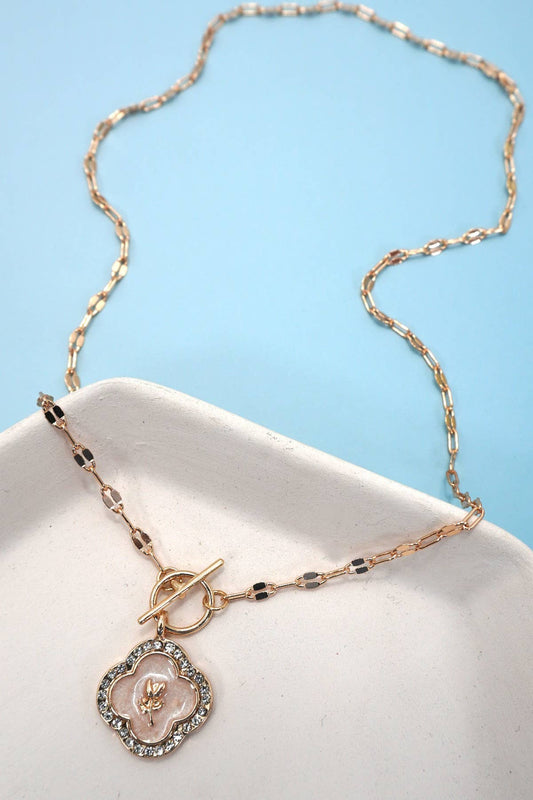 Rose Toggle Necklace