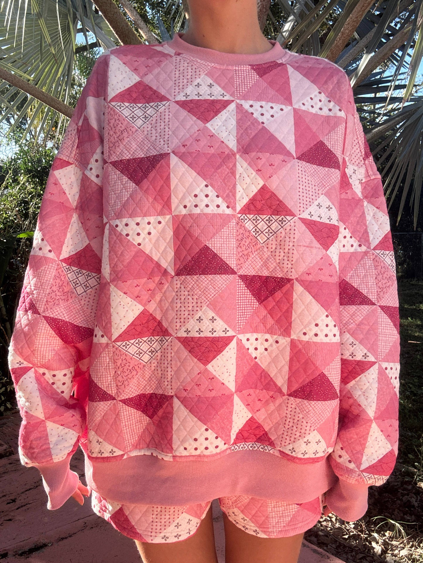 The "Gemma" Quilted Sweatshirt