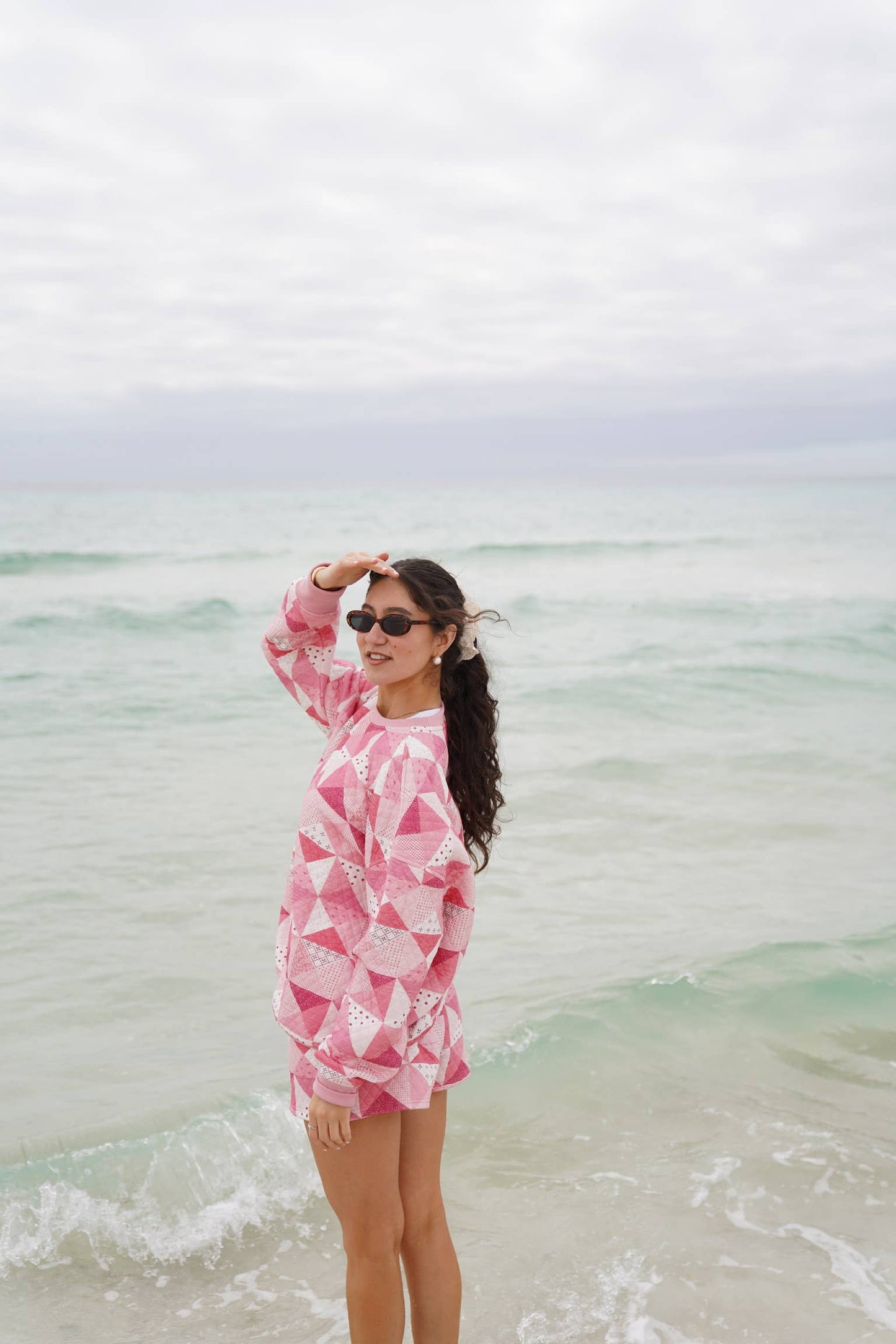The "Gemma" Quilted Sweatshirt