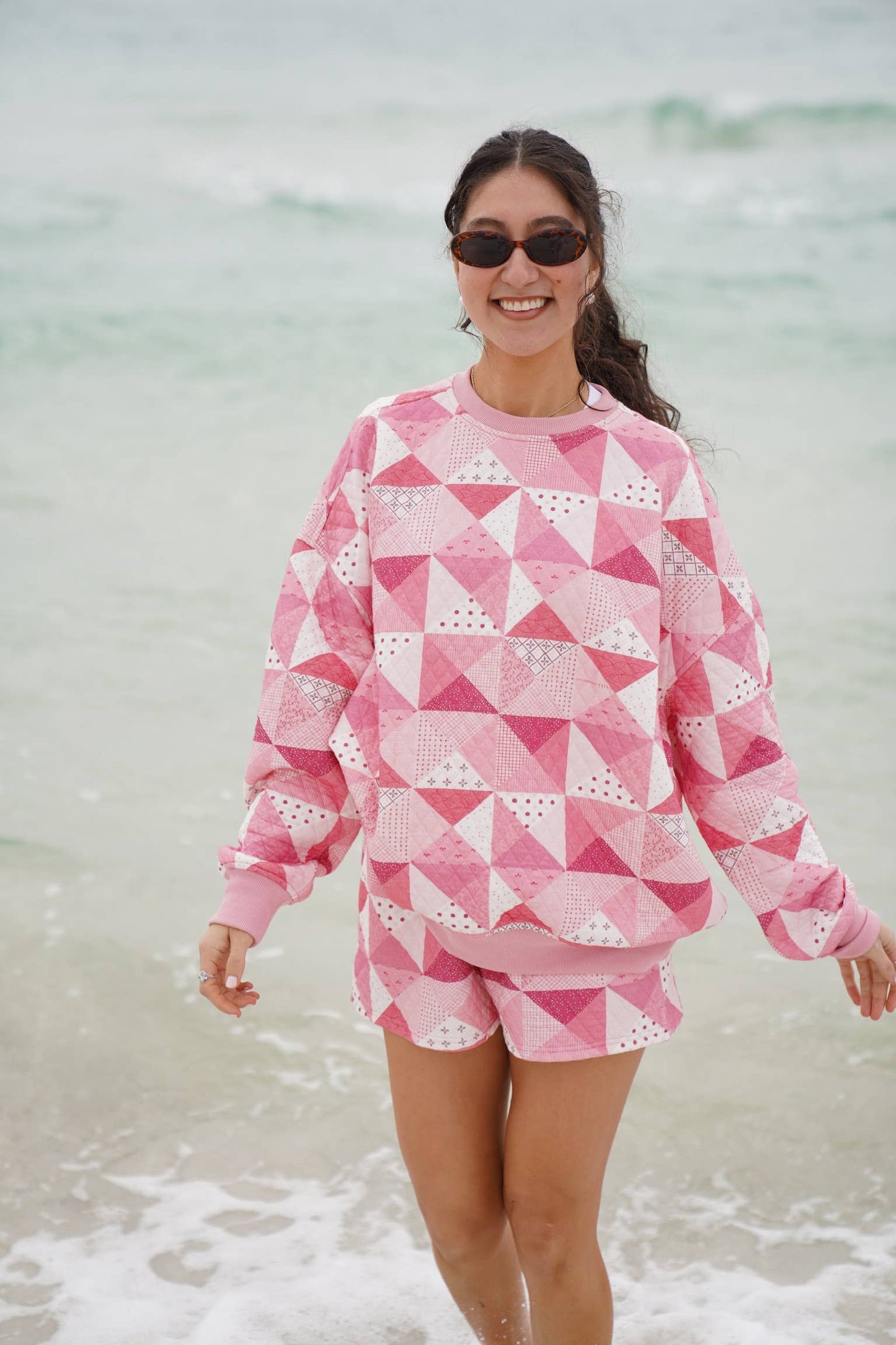 The "Gemma" Quilted Sweatshirt