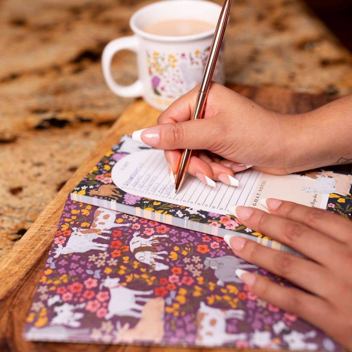 Goat Folk Market List Notepad